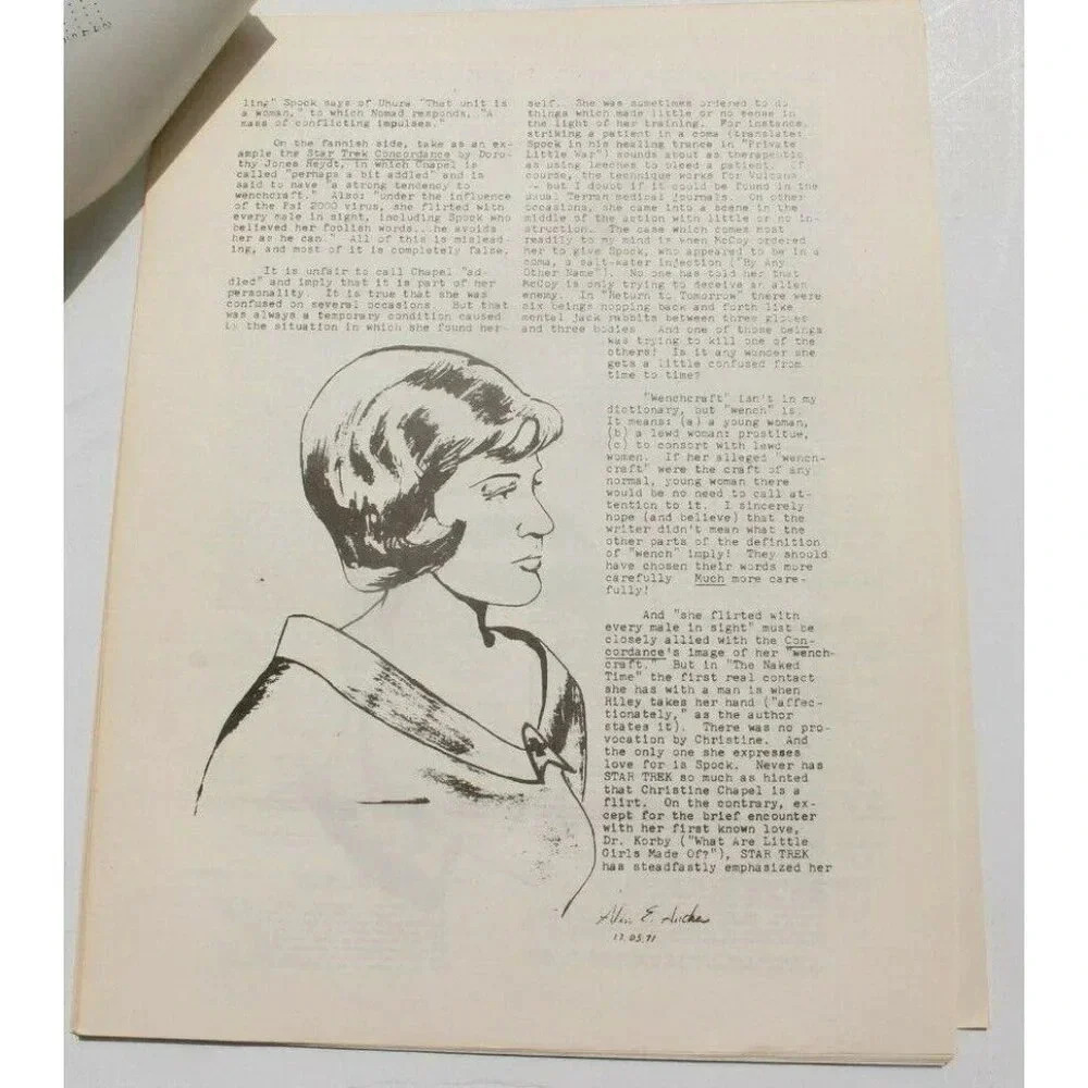 Vintage 1974 T- Negative 25 Star Trek Fanzine Zine - Picture 2 of 3